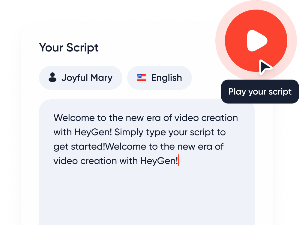 Script is all it takes